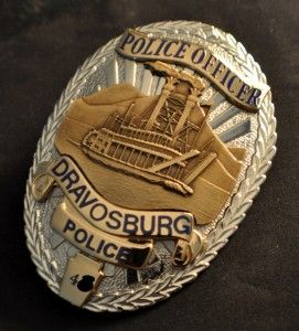 Obsolete Dravosburg Pennsylvania Police US Police Badge Steamship