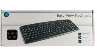 Digital Innovations Large Print Keys Easy View Keyboard Vision