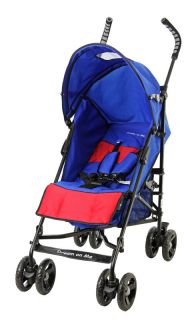 Dream on Me Cruz Lightweight Aluminum Stroller Red Blue Repackaged