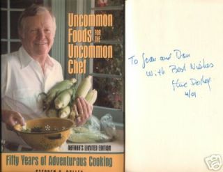 Uncommon Foods Cookbook Stephen Dolley Signed 1st RARE HB Excellent