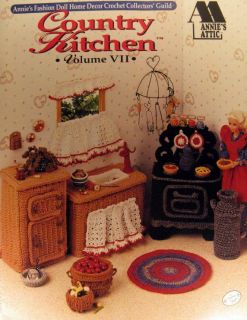 Country Kitchen is a 10 page booklet containing the crochet