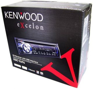 Kenwood KDC X696 Single DIN Car Radio Reciever USB iPhone Built in