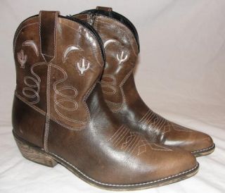 Dingo Size 9 Genuine Leather Western Womens Boots Adobe Rose Tan Di