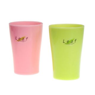 Japanese Leaf Plastic Cup Mug Drinkware Drink Cup New