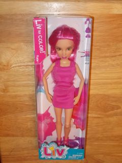 2012 Spin Master LIV For COLOR Doll KATIE w/ Pink Hair Changeable Wig
