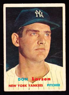  1957 Topps 175 Don Larsen Yankees