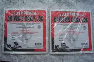 Keller Premium Drivers Daily Log 31 Duplicate Sets