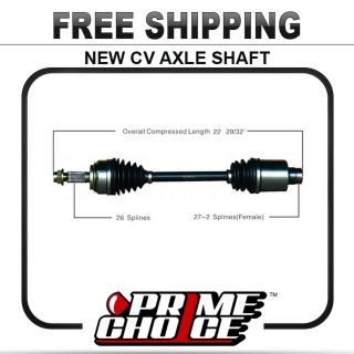 New Complete CV Join Axle Shaft Assembly for Front Passenger Side