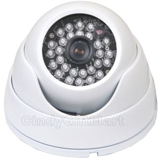 Security Camera Audio Sony CCD Dome Outdoor Day Night Wide Angle 28 IR