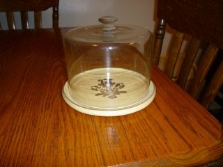 Pfaltzgraff Village Cheese Ball Container with Dome