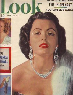 1951 Look March 27 Gloria Swanson Faith Domergue Morand