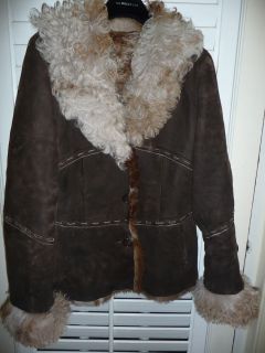 Dominic Bellissimo Curly Lamb Shearling Jacket Size M