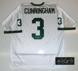 BJ Cunningham Signed Michigan State Spartans Jersey