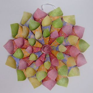 Sherbert Paper Cone Wreath Kit Make your Own Classy Decoration