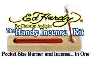 Ed Hardy Tiger Pocket Incense Kit Mini Tiger Refillable Lighter