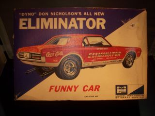 Vintage 1968 MPC DYNO Don Nelson Cougar Eliminator kit no 711 200 w