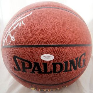 Spurs Tim Duncan Signed Spalding I O Basketball JSA