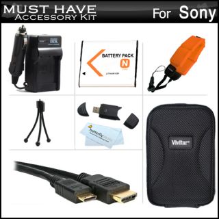 Must Have Accessory Kit for Sony Cyber Shot DSC TX10