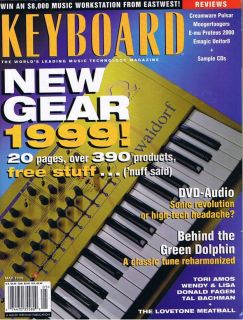 Keyboard Magazine 1999 5 Tori Amos Donald Fagen Wendy Lisa E MU