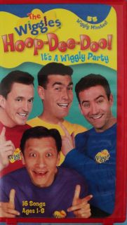 VHS Wiggles Hoop Dee Doo Its A Wiggly Party Greg Murray Jeff Anthony