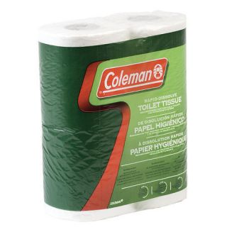 NEW Coleman Biodegradable Rapid Dissolve Toilet Tissue 4 Pack Camping