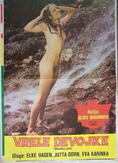 Dormitory Girls Jutta Dorn YUGOSLAV Movie Poster 80s