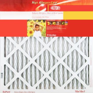 Dupont High Allergen Care Electrostatic Air Filter 12 Pack