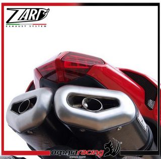 Zard Penta EVO Full Exhaust System Carbon Mufflers Ducati 1198 SBK