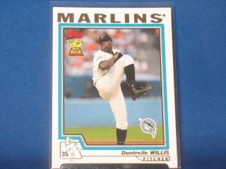 Dontrelle Willis 2005 Topps Rookie Cup Reprint 135 2004 400 Florida