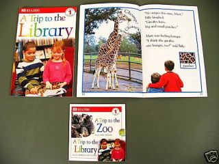 Lot DK early beginning Readers Audio CD Trip to Zoo Library level 1
