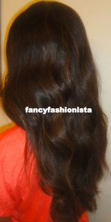 New 1B 4 Highlights Indian Mongolian Remy 18 20 Straight Full Lace