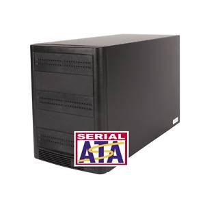 External DVD Duplicator Case 5 Bay SATA Power Supply