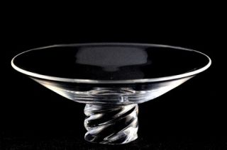 steuben crystal twist bowl designed by david dowler