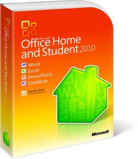 Microsoft Office Home and Student 2010 1 Computer for Windows 79g