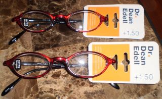 DR Dean Edell Ladies Readers   1 50 Reading Glasses 2 Pairs