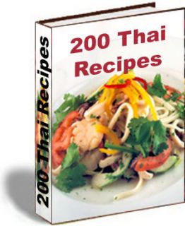200 Thai Recipes eBook or CD Resell Rights Make Money