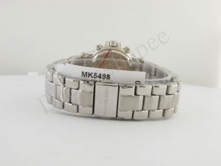 New Michael Kors Dylan Light Silver Dial Womens Wristwatch MK5498