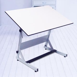 Drawing Art Drafting Adjustable Table Desk w Shelf Hobby Homework