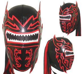 Super Dragon red & black mask PWG Pro Wrestling Guerrilla WWE ECW WCW