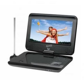 Supersonic 9 LCD Portable MP3 CD DVD Player w TV Tuner