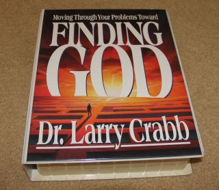 Finding God Boxed Study Set by Dr Larry Crabb 2 VHS book Leaders Guide