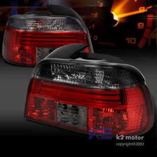 1997 2000 BMW E39 528i 540i M5 Red Smoke LED Tail Lights