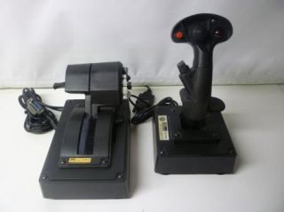 SFS Flight Control System FlightStick & Throttle Set Vintage Joystick