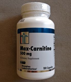 Douglas Laboratories   Max Carnitine 500mg 100c Weight Management / L