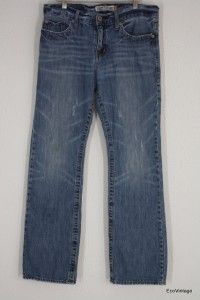 Mens Aeropostale Driggs Low Rise Slimm Boot Cut Jeans Distressed 31 x