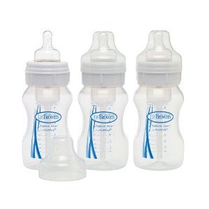 Dr. Browns Natural Flow BPA Free Polypropylene Bottles 3 Pk