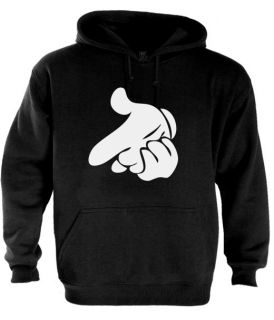Drake Mouse Hoodie YMCMB Hands YOLO Inspired Cartoon Hip Hop Mickey
