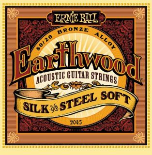  Ball 2045 Earthwood Silk and Steel Soft Acoustic Guitar Strings