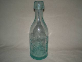 Donahoe Robinson Wilm Delaware Blob Top Soda Bottle