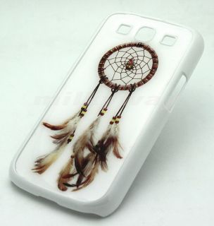  S3 SIII Snap on Plastic Case Dreamcatcher Feather Love Ohm
